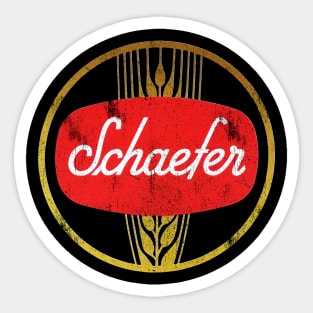 Schaefer Beer Vintage Logo Sticker